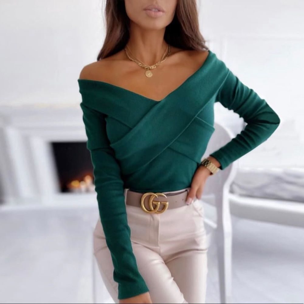 Fitted Off Shoulder Top